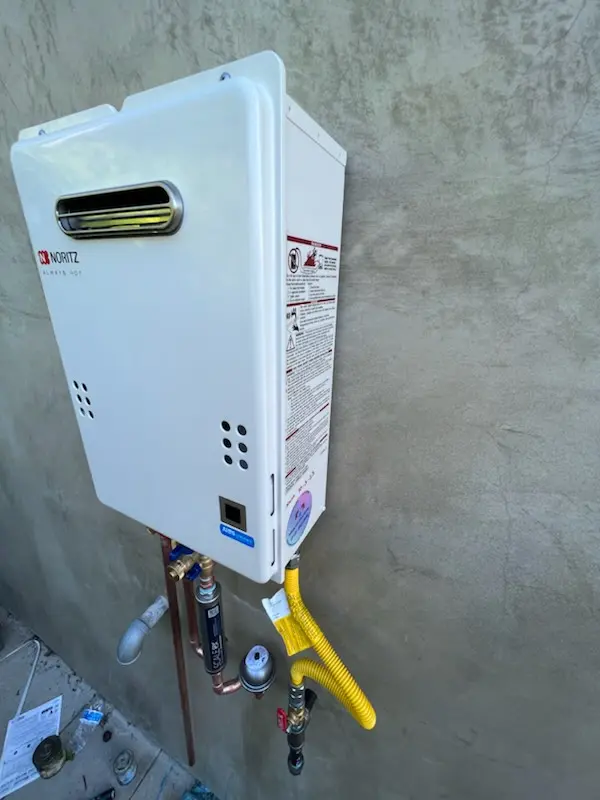 Tankless water heater installation for Encinitas homes